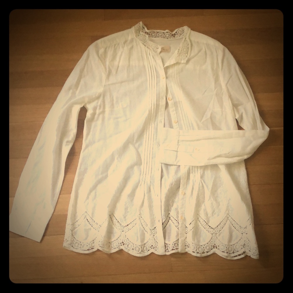 Anthropologie vintage look button down